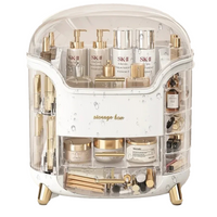 Rangement maquillage transparent