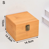 Boîte de rangement en bois de pin