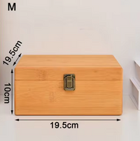 Boîte de rangement en bois de pin