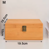 Boîte de rangement en bois de pin