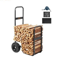Chariot de transport pour bûches avec capacité de 113 kg