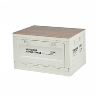 Coffre de rangement extérieur multifonction pour camping et pique-nique