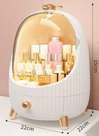 Rangement maquillage avec vitrine