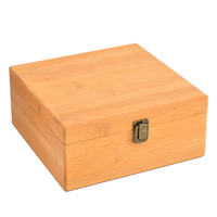 Boîte de rangement en bois de pin