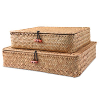 Boite de rangement rotin lot de 2