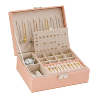 Rangement bijoux double couche