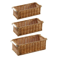 Boite de rangement rotin décorative
