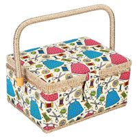 Boîte de rangement pour couture avec compartiments